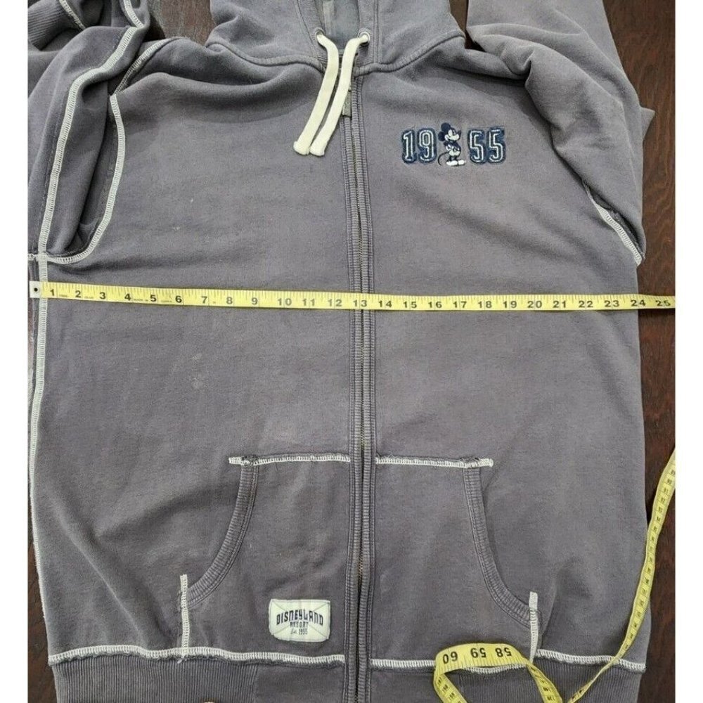 Disney Parks Men's Disney Resort 1955 Mickey Mouse Full Zip Hoodie Jacket | L - Picture 7 of 16